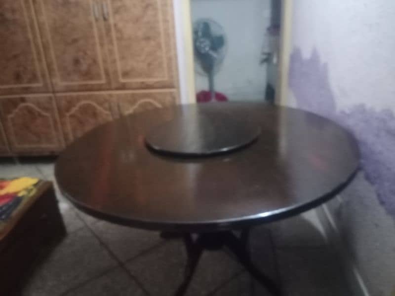 wooden dinning table for 6 chairs 2