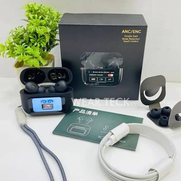 ANC Wireless Earbuds With Bluetooth 5.0, LCD Display 1