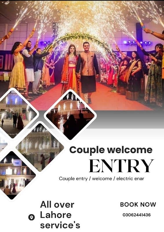 Couple entry/welcome/wedding decor/fairy lights/decor/enar 1