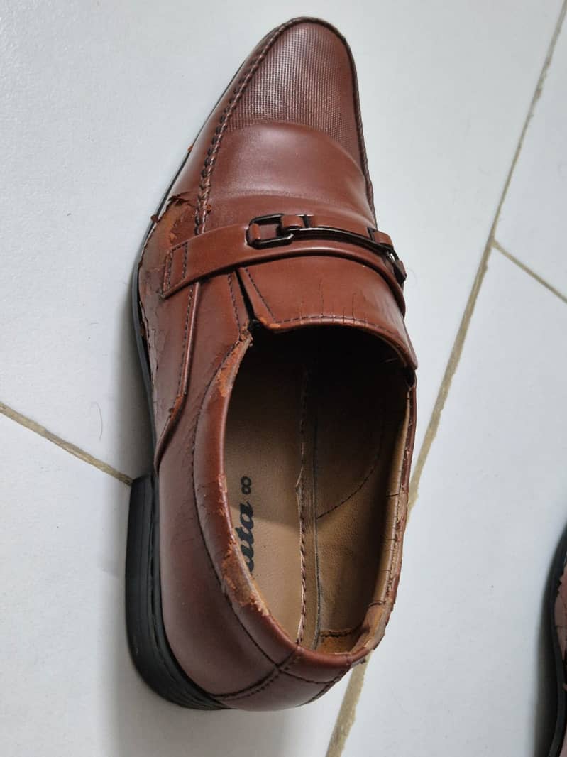 Mustard Brown frmal shoes for sale 4