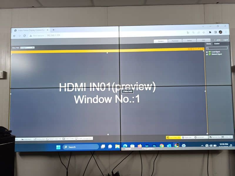Video Wall Panel HDMI Controller 4k Matrix Display LED Wall Solution 1