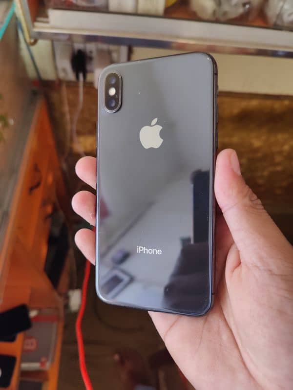 I phone X 64gb with full box PTA Aproevd 0