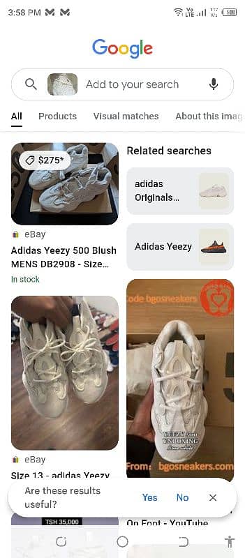 Yeezy 500 adidas original 42/8 size 5