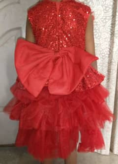 Baby Red tutu frock