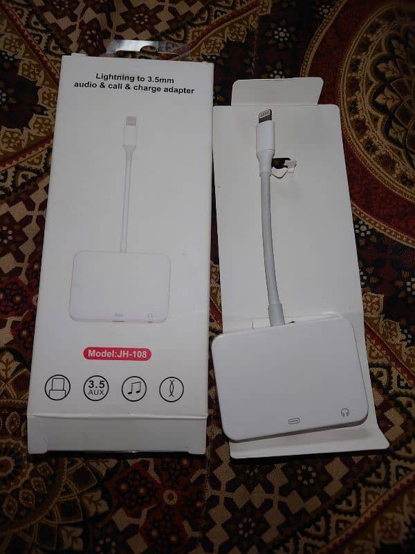 iphone splitter charging+handsfree 0