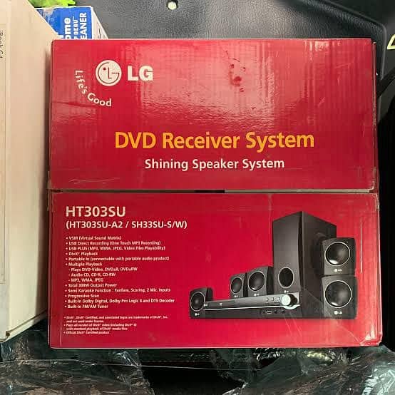 LG DVD/CD RECEIVER HT303SU 1