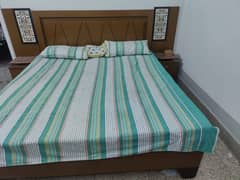 King Size Bed, side tables, wardrobe complete set