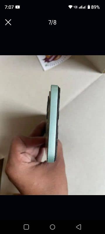 realme c35 4/128 mint green color 3