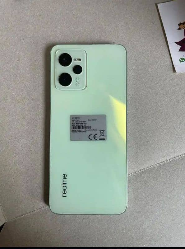 realme c35 4/128 mint green color 5