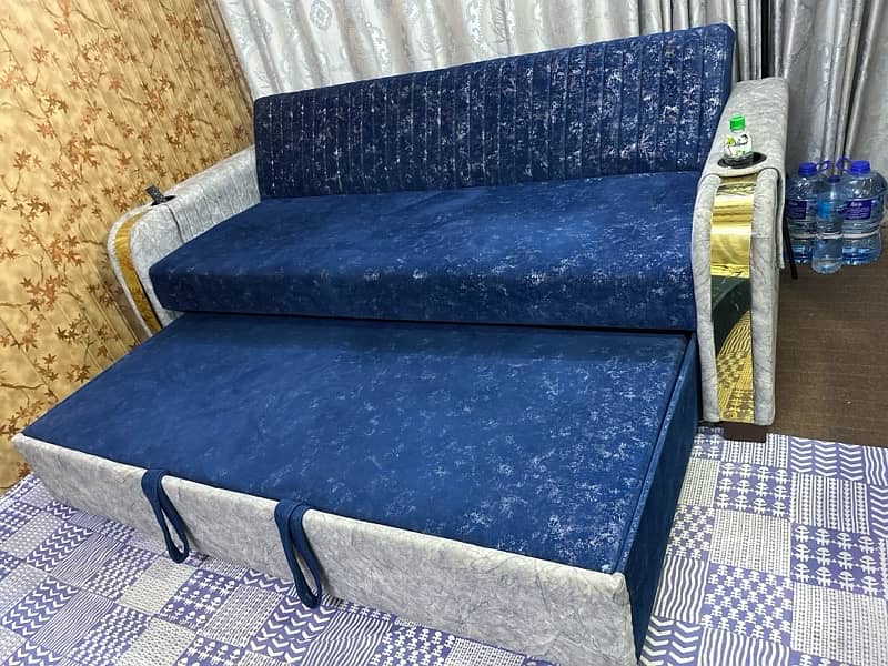 Sofa Cum Bed, Double Bed Size Sofa Cum Bed, Relaxer- 85000pkr 0