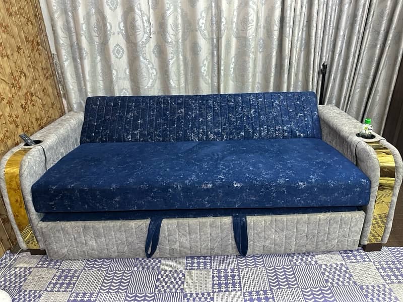 Sofa Cum Bed, Double Bed Size Sofa Cum Bed, Relaxer- 85000pkr 1