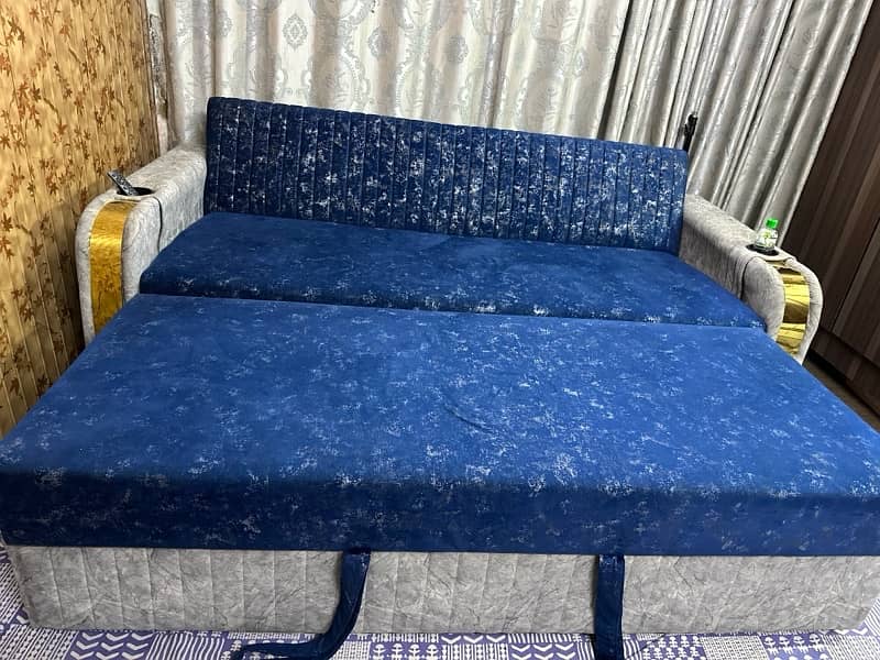 Sofa Cum Bed, Double Bed Size Sofa Cum Bed, Relaxer- 85000pkr 2