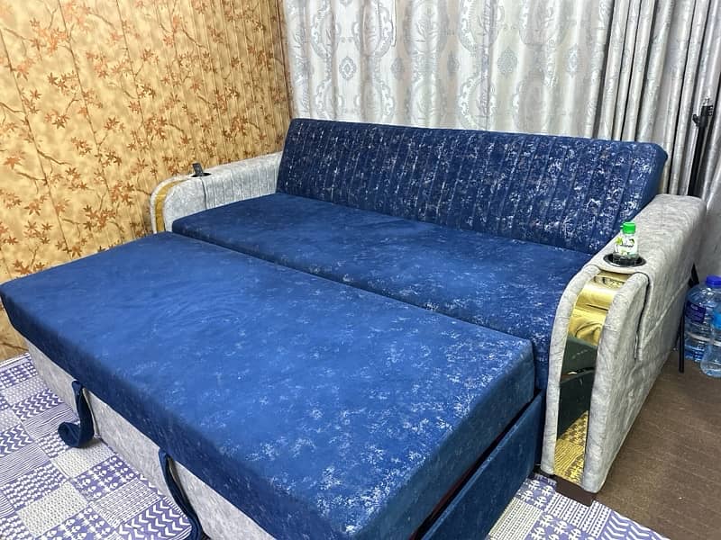 Sofa Cum Bed, Double Bed Size Sofa Cum Bed, Relaxer- 85000pkr 6