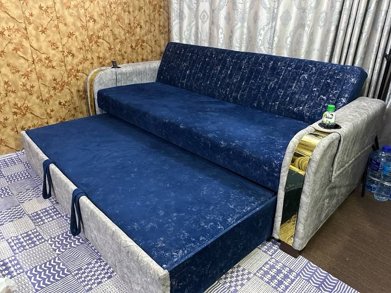 Sofa Cum Bed, Double Bed Size Sofa Cum Bed, Relaxer- 85000pkr 8