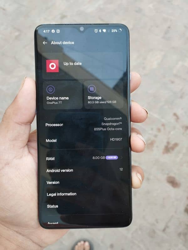 OnePlus 7T almost new condition for sale 5