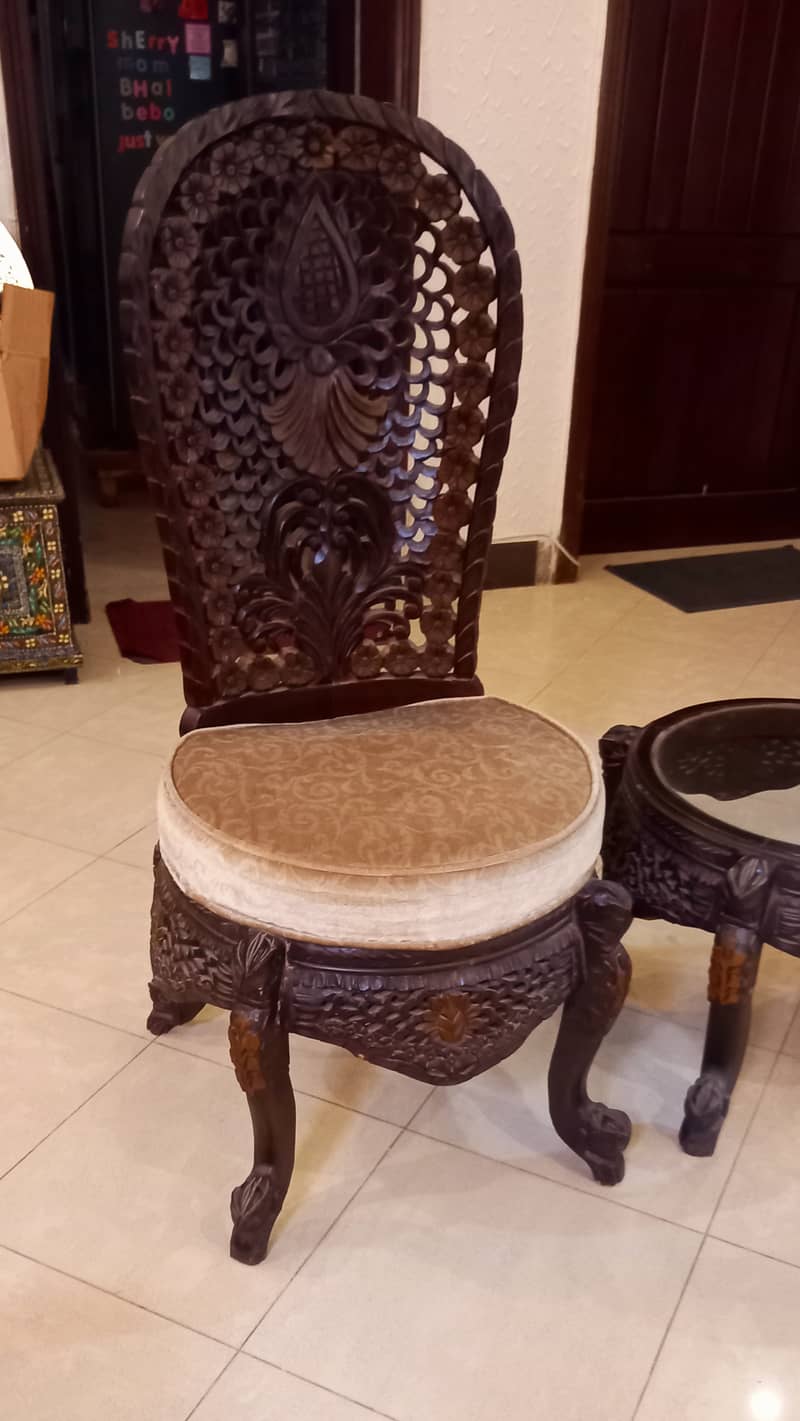 Sheesham Wood Chairs 6