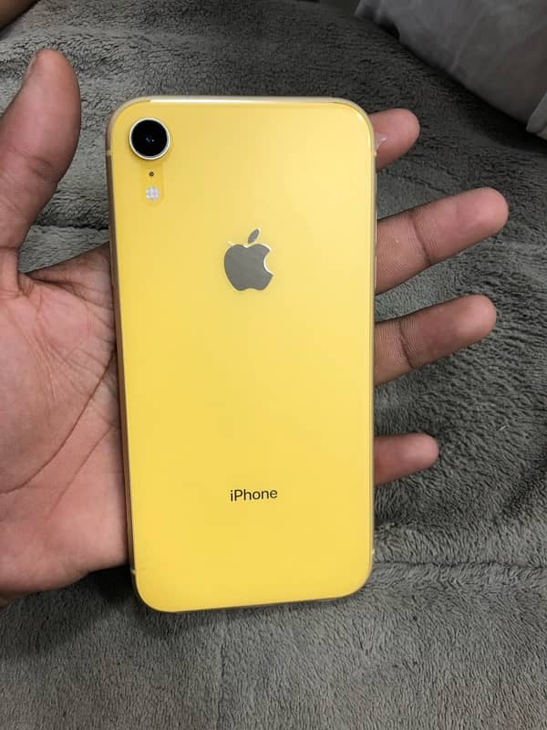 iphone xr non pta yellow colour 0