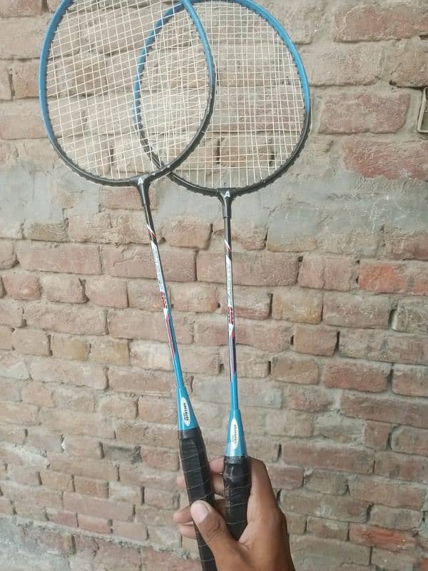 badminton racket. 2