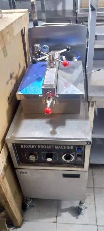 broast machine imported, working table, pizza oven conveyor, hot plate 0