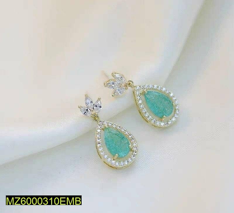 Earrings|blue&white color| Beatiful earrings| best quality 1