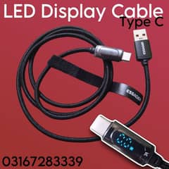 100W Fast Charging Cable with Display