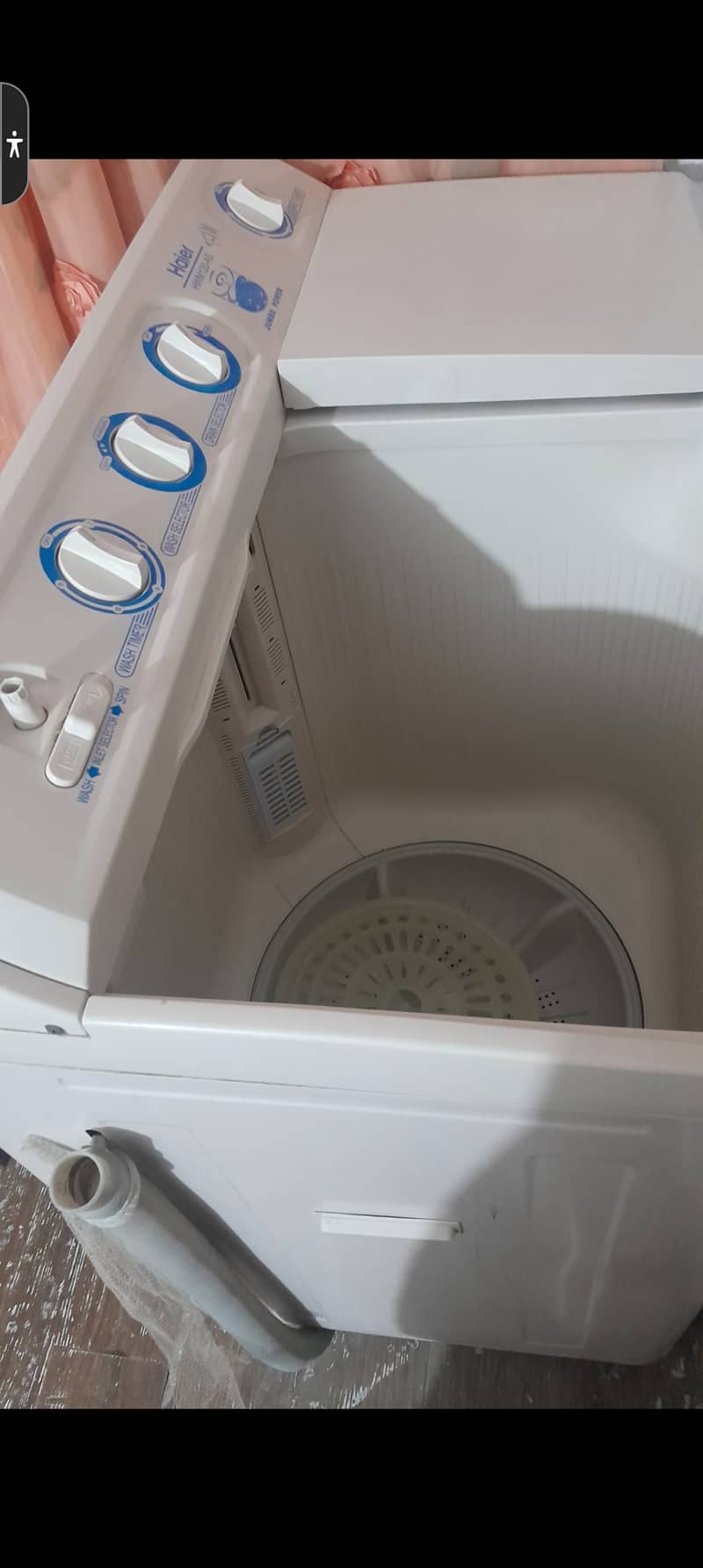 Washing machine plus dryer. 9