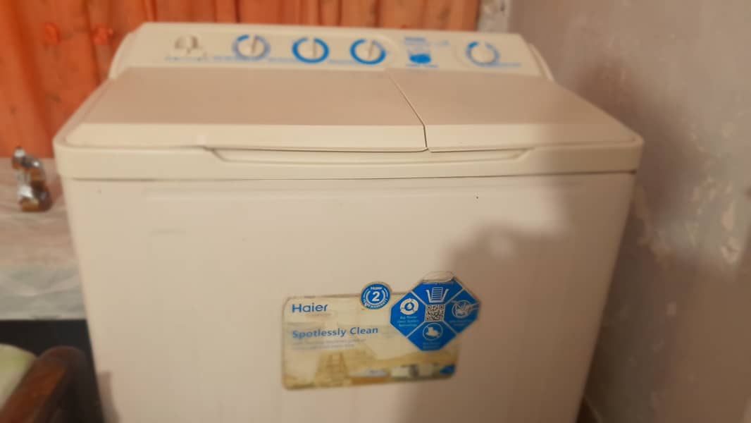 Washing machine plus dryer. 10