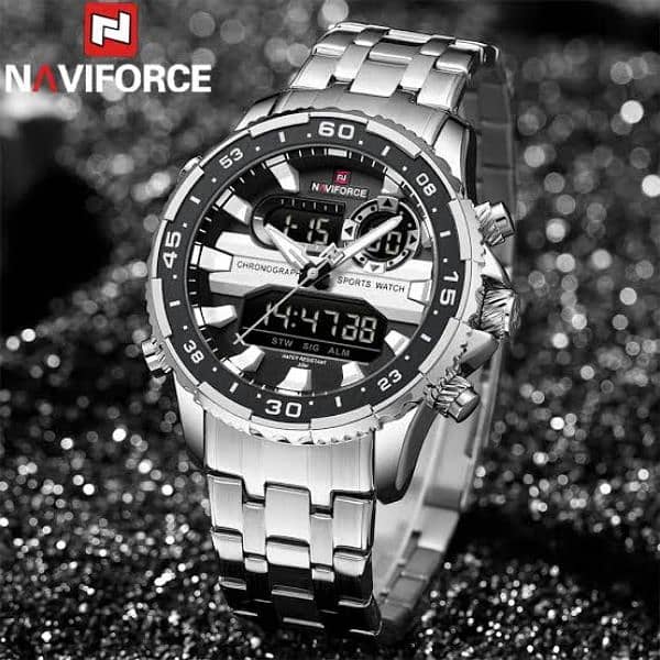 NAVIFORCE Watch Men Luxury Stainless 9234 0