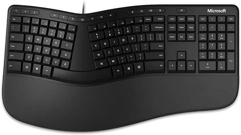 Microsoft Ergonomic keyboard USB Wired 10/10 3