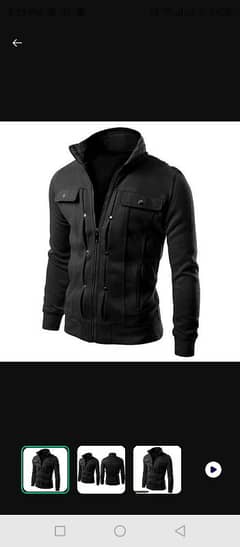 Men's Fleece Plain jacket