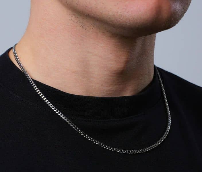 Boys neck chain || Italian Silver chain best quality 1