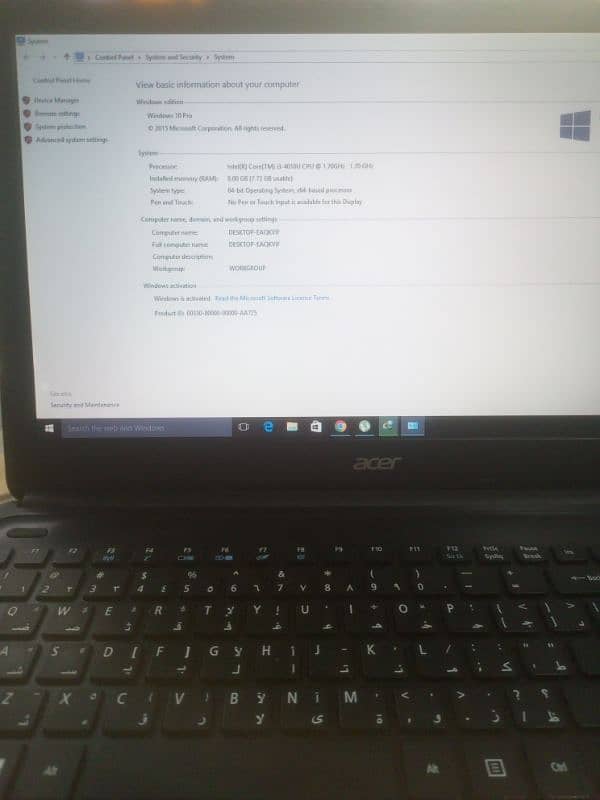 Acer Core i3 4Gen 1