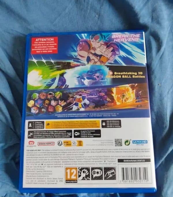 Dragon Ball Sparking Zero Ps5 Disc Available opened 1