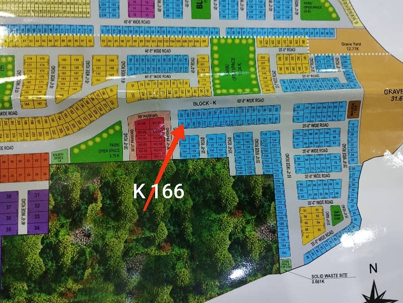 6.6 Marla Corner Plot For Sale In  Dream Gardens  Phase 2, K Block 2