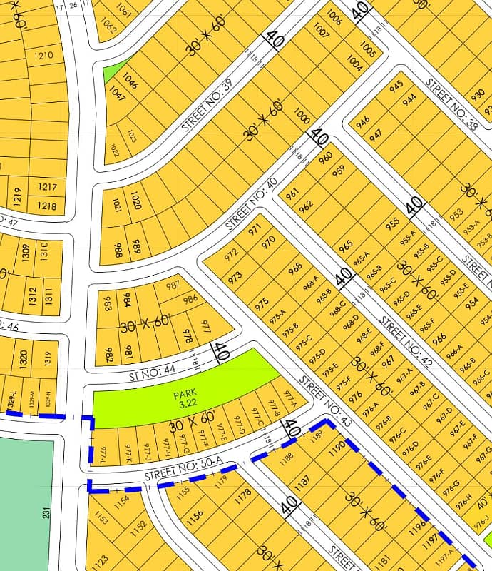 8 MARLA PARK FACING PLOT FOR SALE in FAISAL TOWN BLOCK A 0