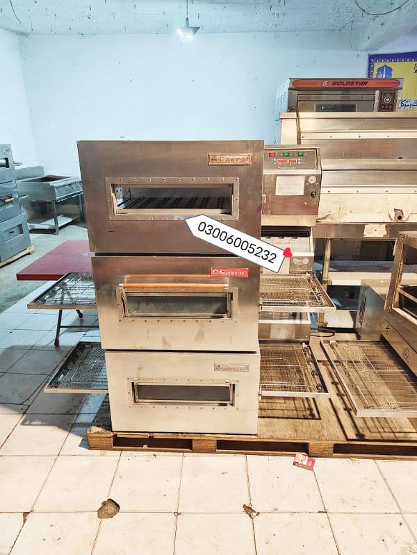 gasro pizza oven conveyor we have fast food restaurant machinery table 2