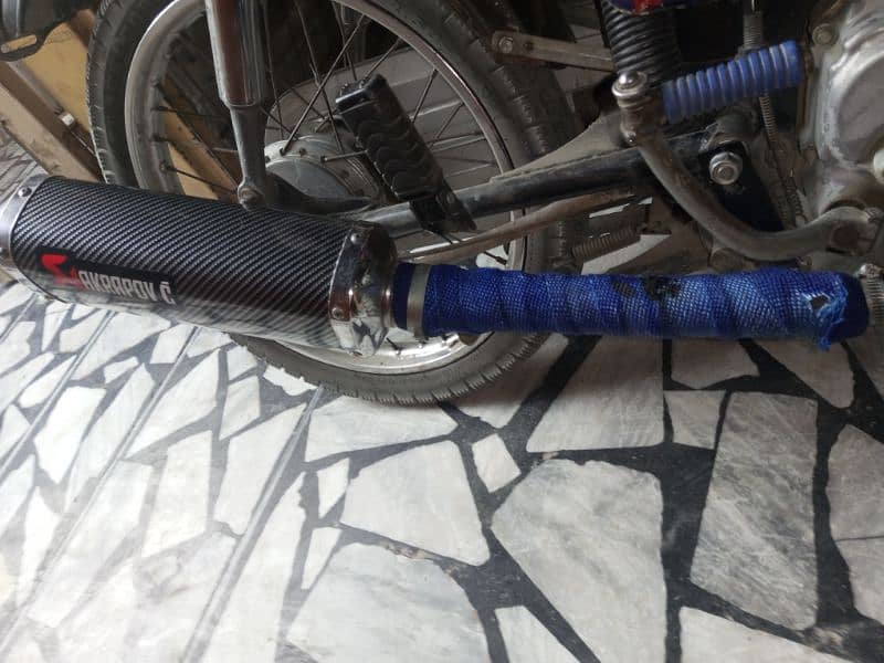 CD 70 bike exhaust 4