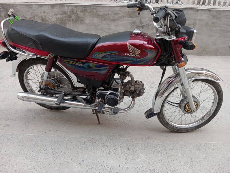 Honda cd70 23/24 applied for Smoothly drive first onwer no:03059919292 5