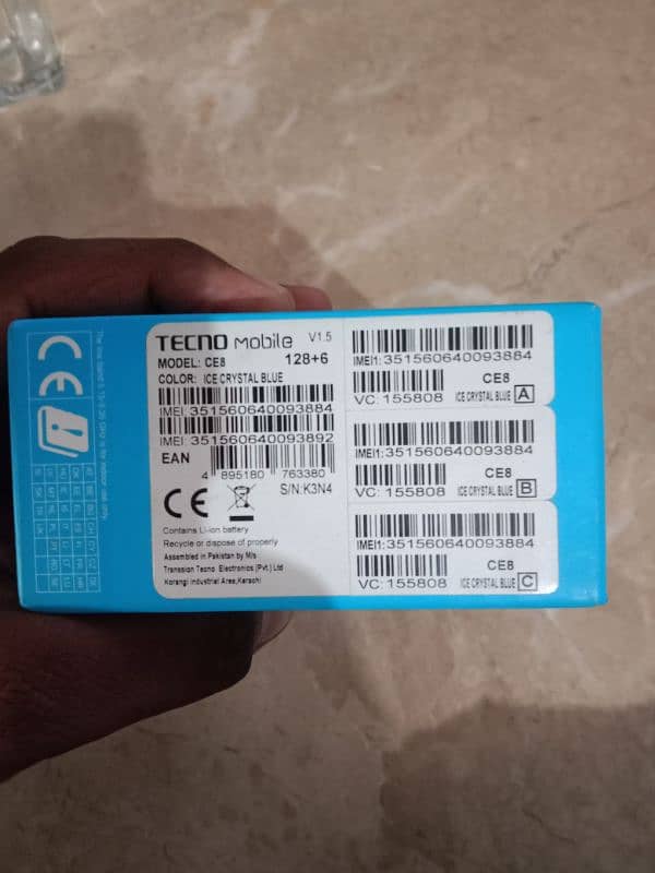 Tecno camon 16 pro 6/128 pta official approved 6