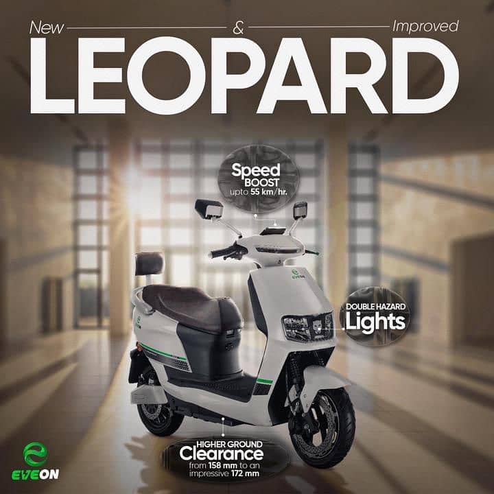 Electric Scooty EVEON  Leopard 2024, Electric Scooter , Electric Bike 3