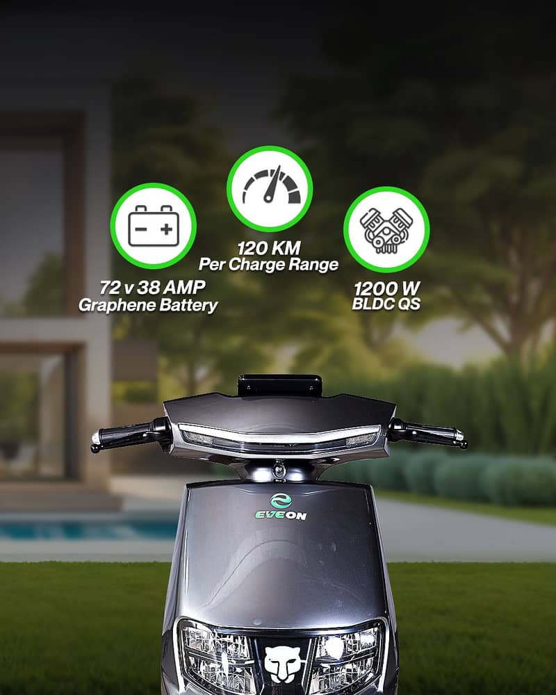 Electric Scooty EVEON  Leopard 2024, Electric Scooter , Electric Bike 5