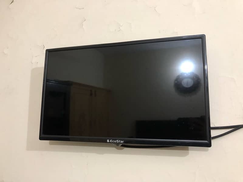 24’’inches LED (ecostar) TV with stand and remote.  (Box packed) 0