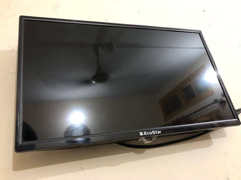 24’’inches LED (ecostar) TV with stand and remote.  (Box packed) 4