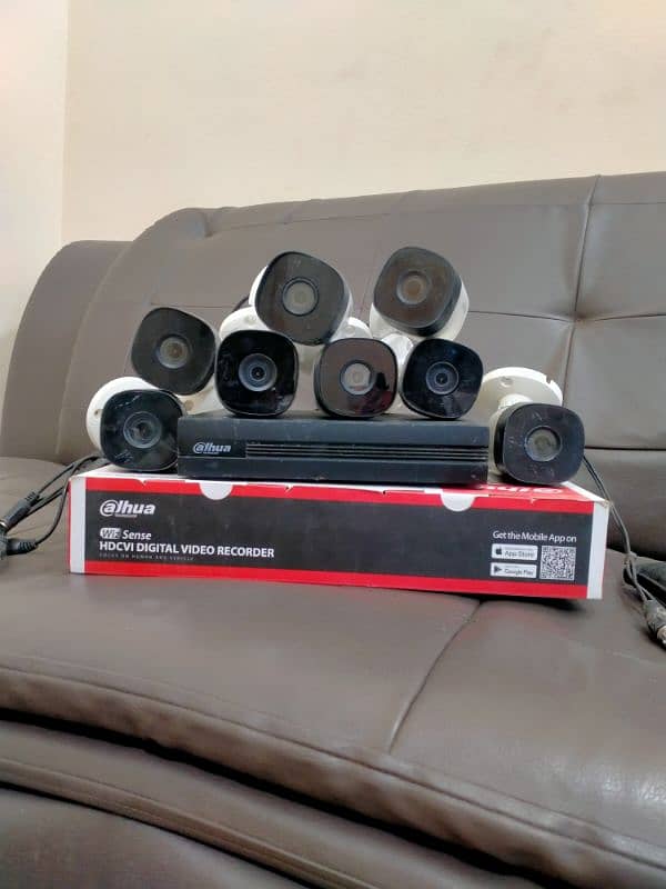 Dahua 8ch dvr with 2Mp 8cameras latest model 0