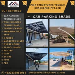 Car Parking Tensile shed,stair,grill,Canopy Installation