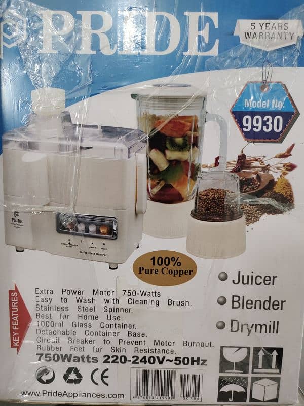 juicer machine 3in1 pride 0