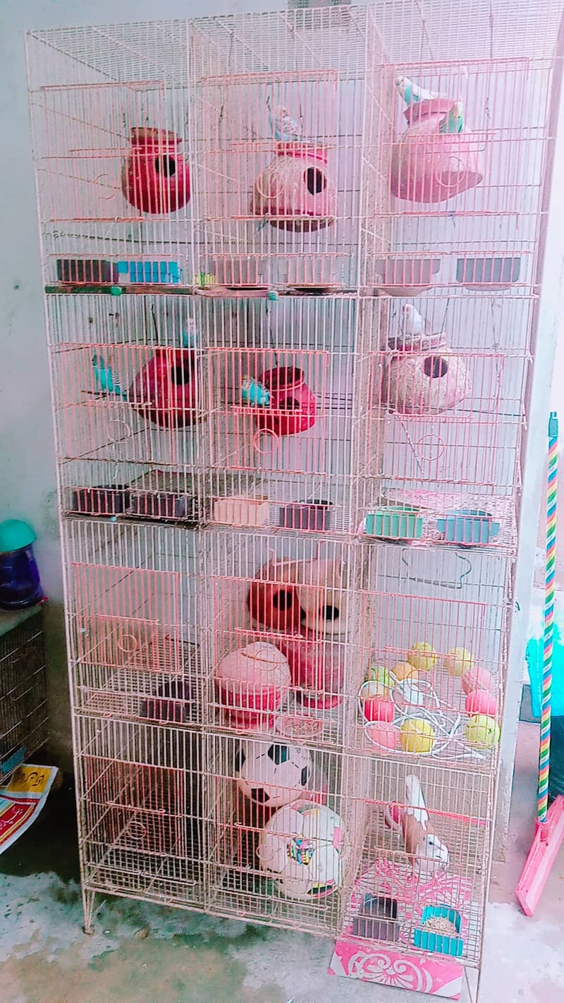 Pinjra/ A cage with 12 boxes is available for sale 5