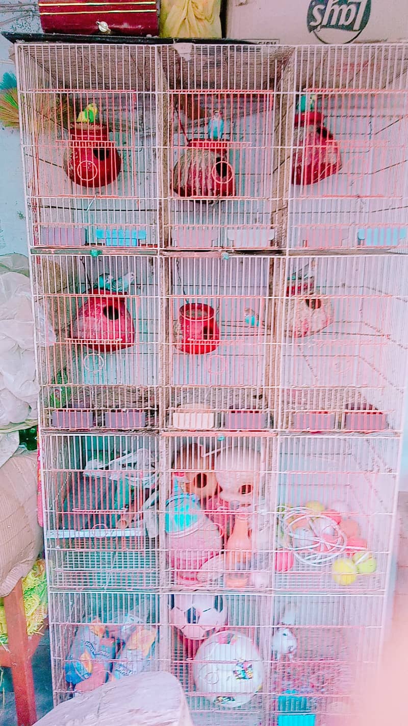 Pinjra/ A cage with 12 boxes is available for sale 6