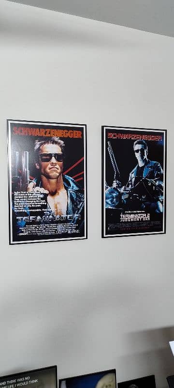 original movie posters 20/30 on crystal frames 5