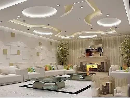 false Ceiling /Roof Ceiling /Gypsum Ceiling /Plastir of paris ceiling 12